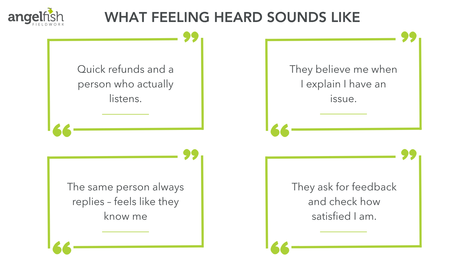 Customer experience insight quotes