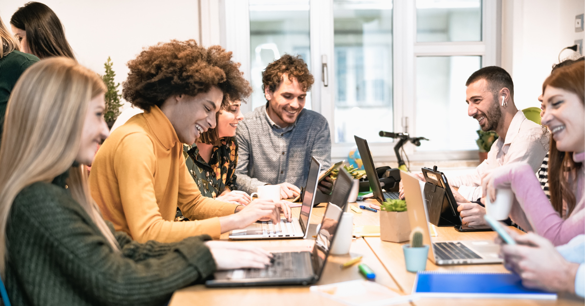 group on gen z and millennials at work
