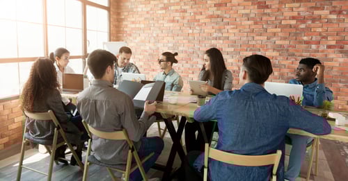 Gen Z participants engaging in a focus group for market research.