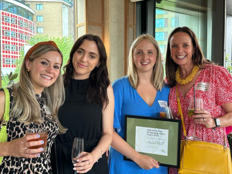 the angelfish fieldwork team at the parker prize award