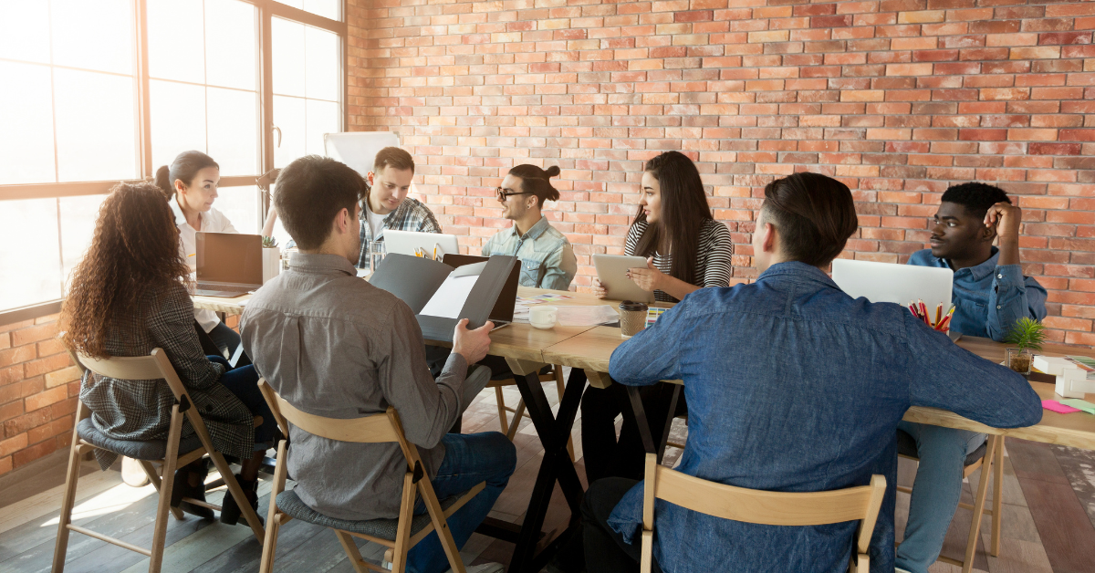 Gen Z participants engaging in a focus group for market research.