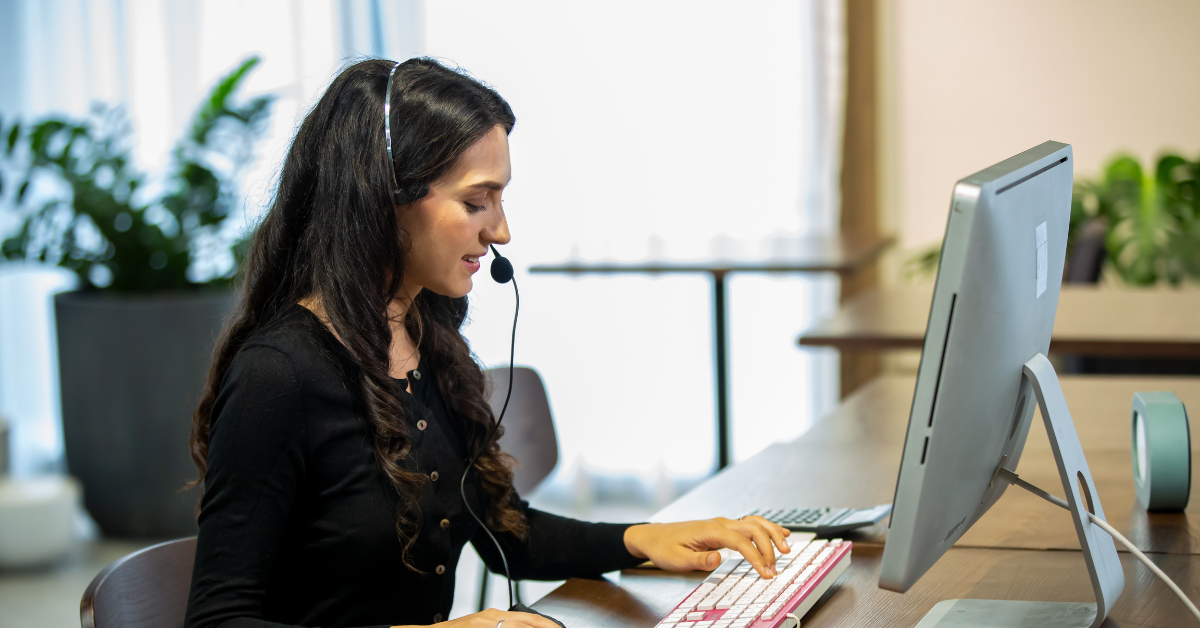 Angelfish team member carrying out participant validation by phone