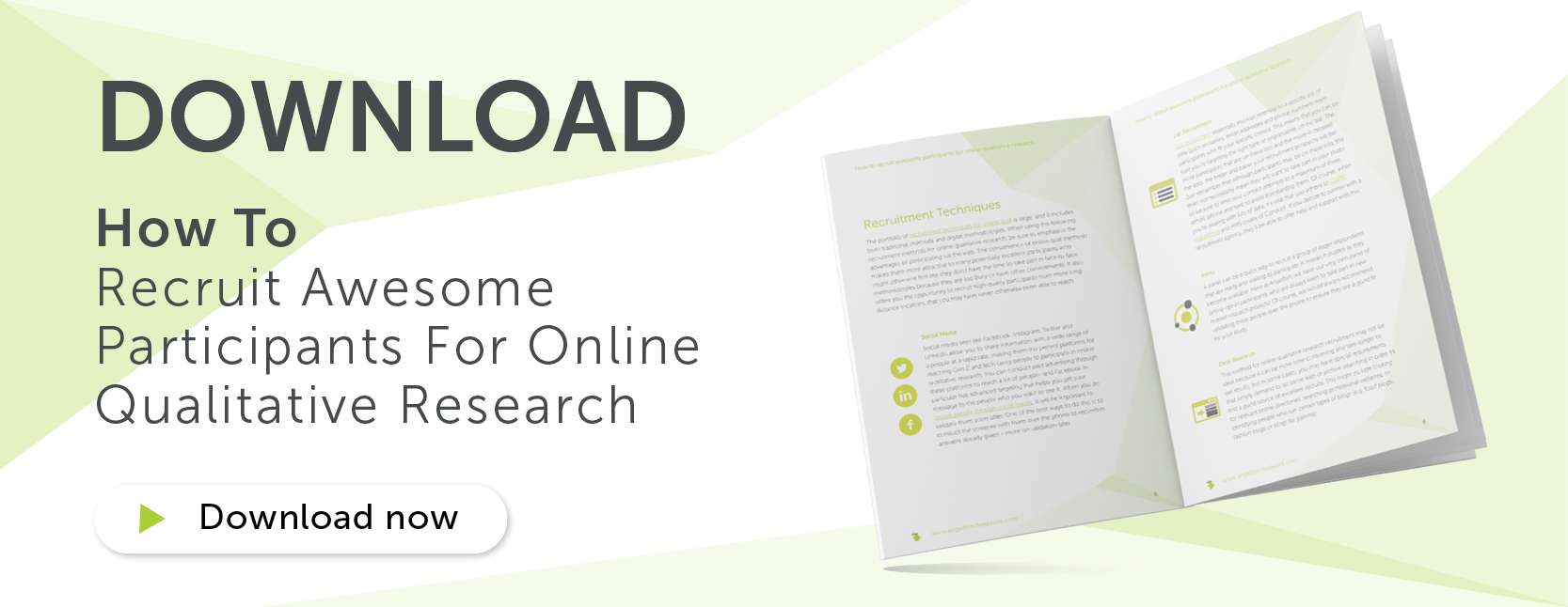 Download CTA - How to recruit awesome participants for online qualitative research